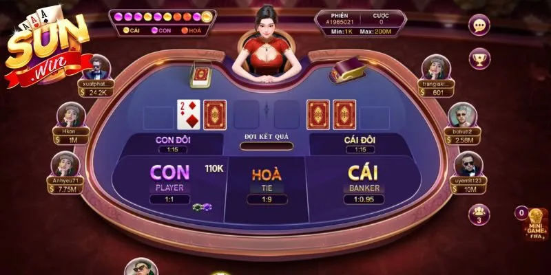 Ưu điểm khi lựa chọn giải trí ở sân chơi game bài Sunwin