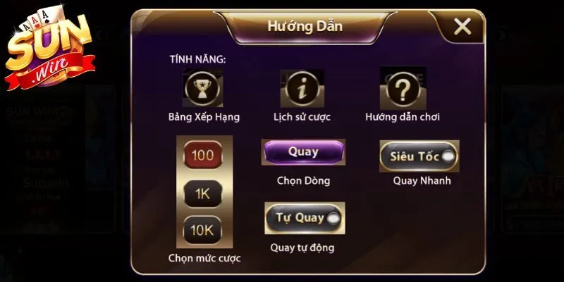 Sunwin công khai luật chơi game
